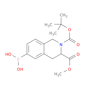 2,3(1H)-Isoquinolinedicarboxylicacid, 6-borono-3,4-dihydro-, 2-(1,1-dimethylethyl) 3-methyl ester