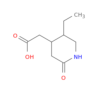 4-Piperidineaceticacid, 5-ethyl-2-oxo-