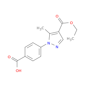4-[4-(Ethoxycarbonyl)-5-methyl-1H-pyrazol-1-yl]benzoic Acid