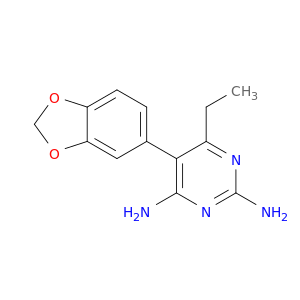 2,4-Pyrimidinediamine, 5-(1,3-benzodioxol-5-yl)-6-ethyl-