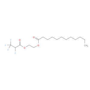 Dodecanoic acid, 2-(2,3,3,3-tetrafluoro-1-oxopropoxy)ethyl ester