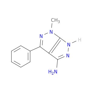 吡唑啉[3,4-C]吡唑-3-胺,1,6-二氢-6-甲基-4-苯基-