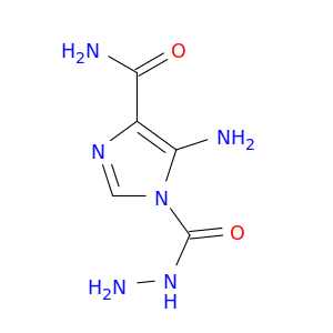 1H-Imidazole-1-carboxylic acid, 5-amino-4-(aminocarbonyl)-, hydrazide
