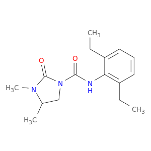 1-Imidazolidinecarboxamide, N-(2,6-diethylphenyl)-3,4-dimethyl-2-oxo-