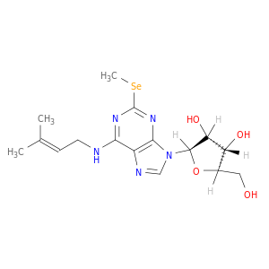 Adenosine, N-(3-methyl-2-butenyl)-2-(methylseleno)-
