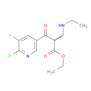 6-氯-α-[(乙基氨基)亚甲基]-5-氟-β-氧代-3-吡啶丙二醇酸酯