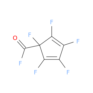 2,4-Cyclopentadiene-1-carbonylfluoride, 1,2,3,4,5-pentafluoro-