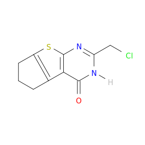 2-(CHLOROMETHYL)-3,5,6,7-TETRAHYDRO-4H-CYCLOPENTA[4,5]THIENO[2,3-D]PYRIMIDIN-4-ONE
