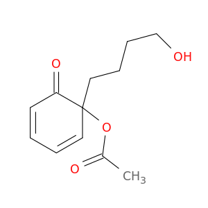 2,4-Cyclohexadien-1-one, 6-(acetyloxy)-6-(4-hydroxybutyl)-