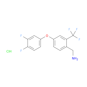 [4-(3,4-Difluorophenoxy)-2-(trifluoromethyl)phenyl]methanamine Hydrochloride