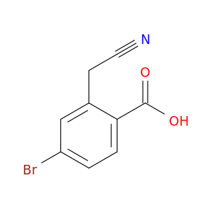 4-Bromo-2-(cyanomethyl)benzoic acid