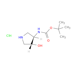 ((3R,4R)-4-羟基吡咯烷-3-基)氨基甲酸叔丁酯盐酸盐