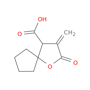 1-Oxaspiro[4.4]nonane-4-carboxylic acid, 3-methylene-2-oxo-