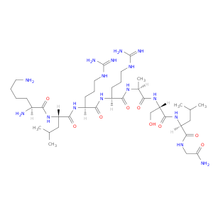 Glycinamide, L-lysyl-L-leucyl-L-arginyl-L-arginyl-L-alanyl-L-seryl-L-leucyl-