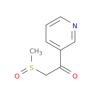 Ethanone, 2-(methylsulfinyl)-1-(3-pyridinyl)-