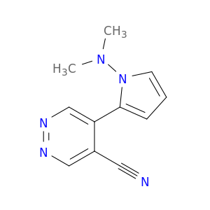 4-Pyridazinecarbonitrile, 5-[1-(dimethylamino)-1H-pyrrol-2-yl]-
