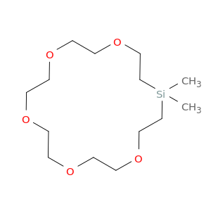 1,4,7,10,13-Pentaoxa-16-silacyclooctadecane, 16,16-dimethyl-