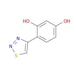 1,3-Benzenediol, 4-(1,2,3-thiadiazol-4-yl)-