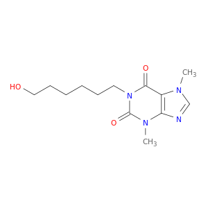 1H-Purine-2,6-dione, 3,7-dihydro-1-(6-hydroxyhexyl)-3,7-dimethyl-