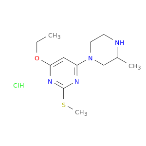 4-乙氧基-6-(3-甲基-哌嗪-1-基)-2-甲基硫基-嘧啶盐酸盐