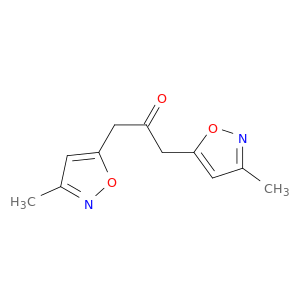 2-Propanone, 1,3-bis(3-methyl-5-isoxazolyl)-