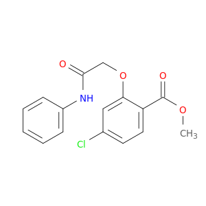 Benzoic acid,4-chloro-2-[2-oxo-2-(phenylamino)ethoxy]-, methyl ester