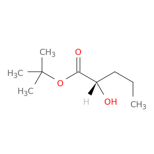 Pentanoic acid, 2-hydroxy-, 1,1-dimethylethyl ester, (S)-
