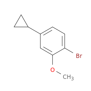 1-溴-4-环丙基-2-甲氧基苯