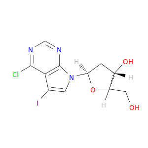 (2R,3S,5R)-5-(4-Chloro-5-iodo-7H-pyrrolo[2,3-d]pyrimidin-7-yl)-2-(hydroxymethyl)tetrahydrofuran-3-ol