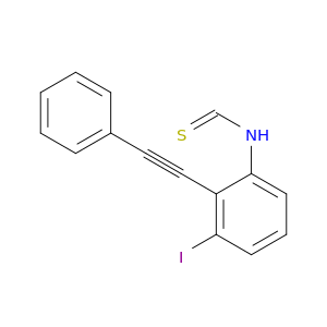 Methanethioamide, N-[3-iodo-2-(phenylethynyl)phenyl]-