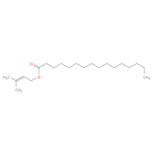 Hexadecanoic acid, 3-methyl-2-butenyl ester