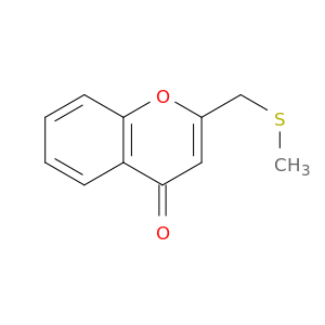 4H-1-Benzopyran-4-one, 2-[(methylthio)methyl]-