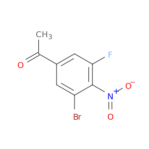 1-(3-Bromo-5-fluoro-4-nitrophenyl)ethanone
