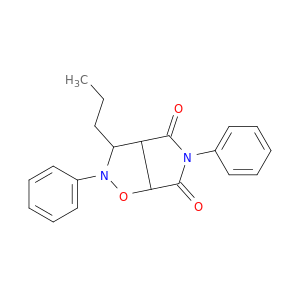 2,5-diphenyl-3-propyl-tetrahydro-pyrrolo[3,4-d]isoxazole-4,6-dione