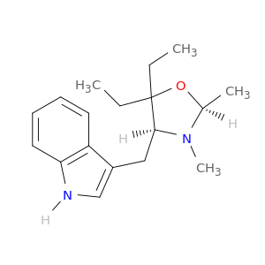 1H-Indole, 3-[[(2S,4S)-5,5-diethyl-2,3-dimethyl-4-oxazolidinyl]methyl]-