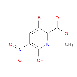 methyl 3-bromo-6-hydroxy-5-nitropyridine-2-carboxylate