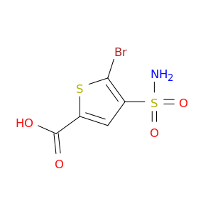 5-Bromo-4-sulfamoylthiophene-2-carboxylic Acid