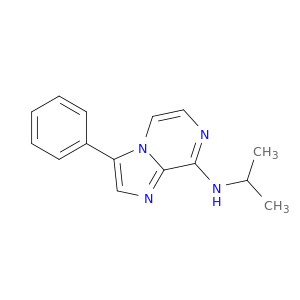 Imidazo[1,2-a]pyrazin-8-amine, N-(1-methylethyl)-3-phenyl-