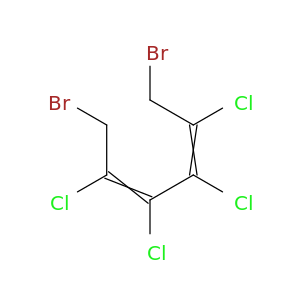 2,4-Hexadiene, 1,6-dibromo-2,3,4,5-tetrachloro-