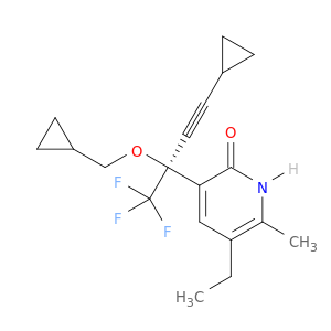 3-[(2s)-4-cyclopropyl-2-(cyclopropylmethoxy)-1,1,1-trifluorobut-3-yn-2-yl]-5-ethyl-6-methylpyridin-2(1h)-one