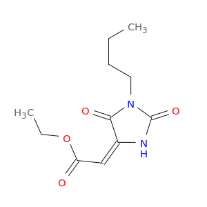 ETHYL (2E)-2-(1-BUTYL-2,5-DIOXO-IMIDAZOLIDIN-4-YLIDENE)ACETATE