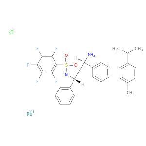 [N-[(1S,2S)-2-(氨基-κN)-1,2-二苯基乙基]-2,3,4,5,6-五氟苯磺酰氨基甲酰胺-κN]氯[(1,2,3,4,5,6-η)-1-甲基-4-(1-甲基乙基)苯]钌