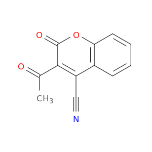 2H-1-Benzopyran-4-carbonitrile, 3-acetyl-2-oxo-