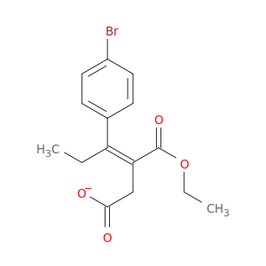 Butanedioic acid, [1-(4-bromophenyl)propylidene]-, 1-ethyl ester, (E)-