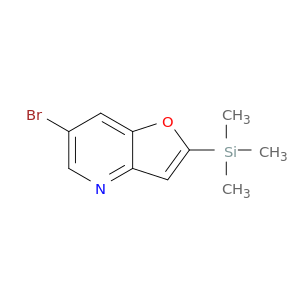 6-溴-2-(三甲基甲硅烷基)呋喃[3,2-B]吡啶