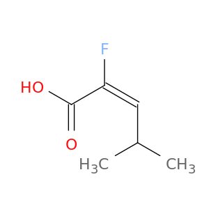 2-Pentenoic acid, 2-fluoro-4-methyl-, (E)-