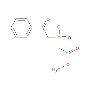 Acetic acid, [(2-oxo-2-phenylethyl)sulfonyl]-, methyl ester