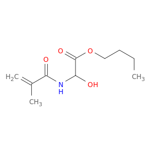 Acetic acid, hydroxy[(2-methyl-1-oxo-2-propenyl)amino]-, butyl ester