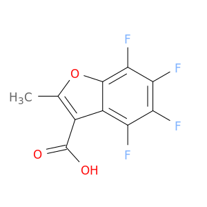 4,5,6,7-Tetrafluoro-2-methylbenzofuran-3-carboxylic acid