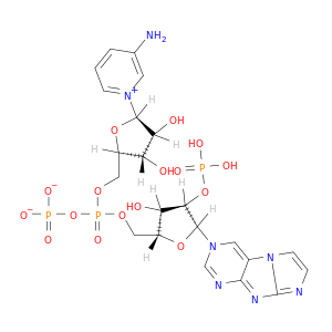 Pyridinium,3-amino-1-[5-O-[hydroxy(phosphonooxy)phosphinyl]-b-D-ribofuranosyl]-, P'&reg;5'-ester with 3-(2-O-phosphono-b-D-ribofuranosyl)-3H-imidazo[2,1-i]purine,inner salt (9CI)